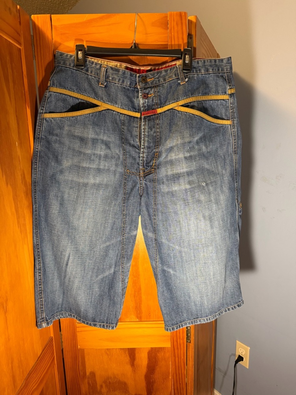 Marithe + Francois Girbaud 90s, Y2K Skater Jean Shorts | Size 36